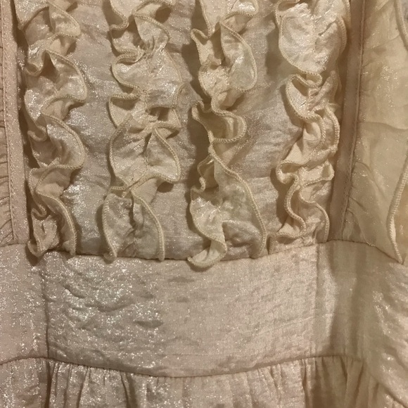 Cream colored dress, size 11 - Picture 3 of 4